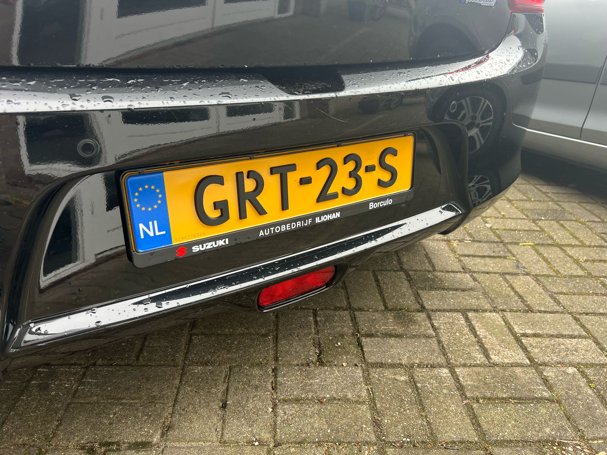 Kentekenplaat achter